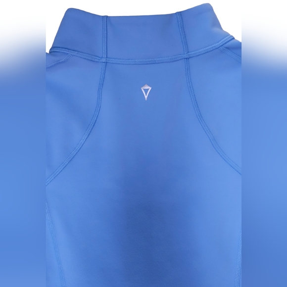 Ivivva Lululemon Girl's Perfect Your Practice Jacket, size 14, Blue Cloud - Picture 4 of 8